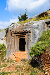 It's Ancient cemetery, Limyra, Turkey.