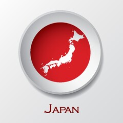 japan map icon
