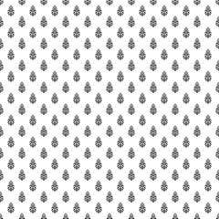 Monochrome vector seamless pattern
