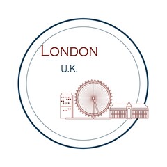 Naklejka premium london eye