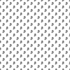 Monochrome vector seamless pattern