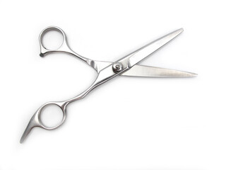 Obraz premium Scissors Barber, Scissors Salon , Scissors Realistic Metal silver, Scissors Classic, Scissors for a hairstyle on White Background