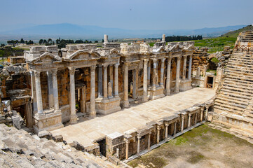 Fototapeta premium Pamukkale, Turkey. UNESCO World Heritage site