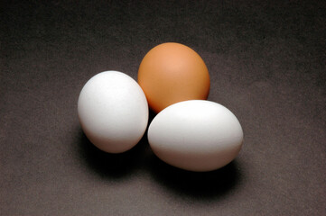 Three Fresh Eggs, Close Up
