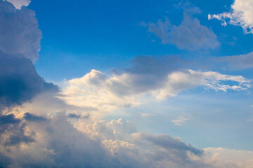 Blue sky and clouds