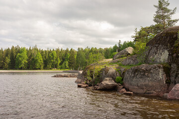 Obraz premium Magnificent landscape. The Nature Of Karelia.
