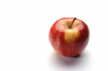 Apple, Close Up on white background .