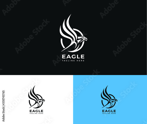 Eagle Logo The Flying Eagle Vector Emblem Wall Mural Wallpaper Murals Smooth Design Amin99 Eagle Logo The Flying Eagle Vector Emblem Wall Mural Wallpaper Murals Smooth Design Amin99