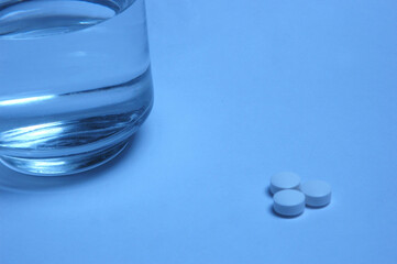 Pills and Glass of Water