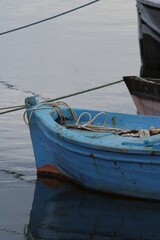 Smal boat in the port 