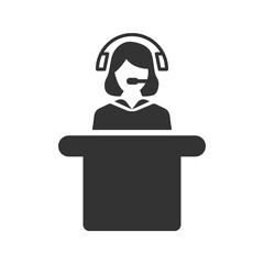 Support desk icon