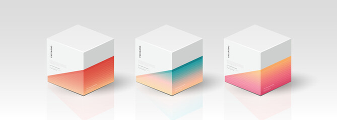 Fototapeta premium Box, packaging template for product vector design, vector illustration