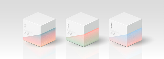 Box, packaging template for product vector design, vector illustration