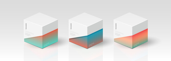 Box, packaging template for product vector design, vector illustration