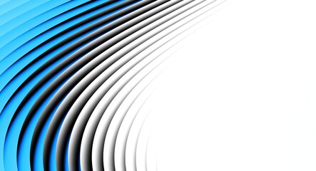 Obraz premium Wavy abstract futuristic background. Aspect ratio 16 : 9