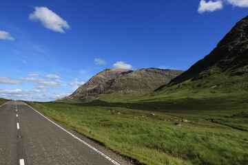 Fototapeta premium Straße Highlands