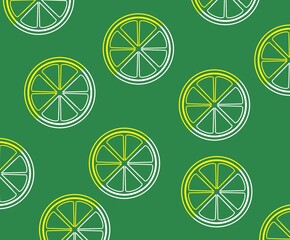 seamless pattern with lemon wallpaper fruit 