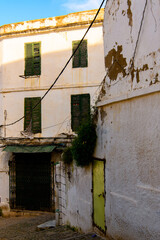 Fototapeta na wymiar Architecture of Algiers, the capital and largest city of Algeria