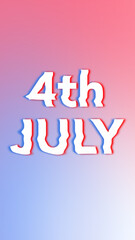 4th of July Phone Wallpaper with Video Effect