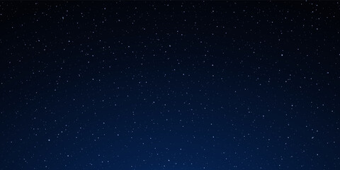 The night sky is full of stars. Vector Sky Background - 358751701