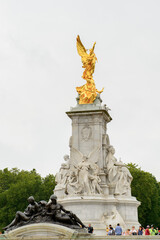 Victoria Memorial, in front of the Buckingham Palace, England