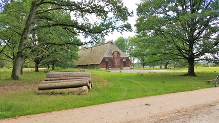 Bauernhaus bei Wilsede, Lüneburger Heide