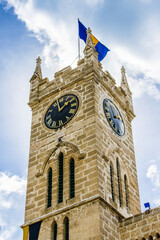 It's Clock tower of the Parliament Building, Bridgetown, Barbados