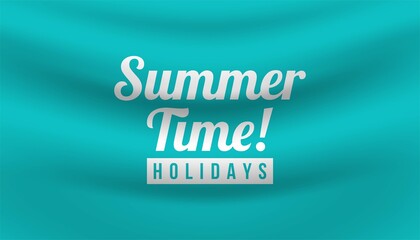 Flag of hello summer background template.