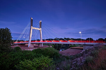 Schrägseilbrücke Schlunzig.