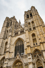 It's St. Michael and Gudula Cathedral in Brussels, Belgium.