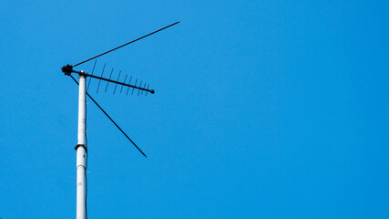 television antenna against the sky