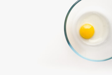 egg yolk in a bowl, egg