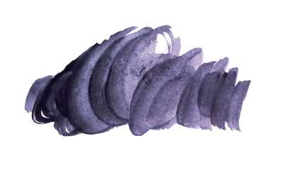 Expressive ink strokes. Vector illustration eps10.