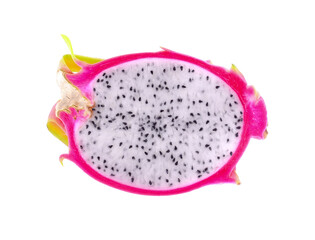 Dragon fruit isolated on white background