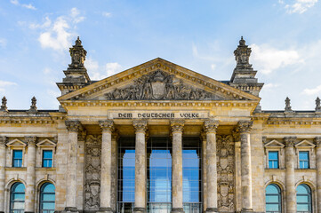 It's Reichstag building In Berlin, Germany.