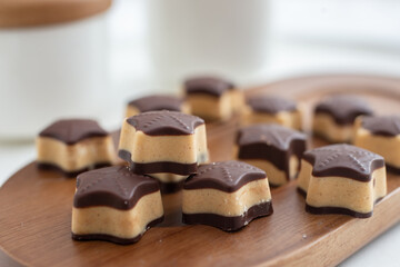 sugar free Chocolate Truffles Balls with peanut butter