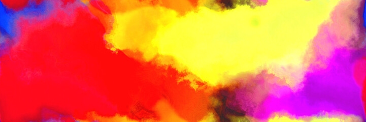 abstract watercolor background with watercolor paint with pastel orange, red and medium orchid colors. can be used as web banner or background