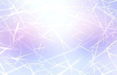 素晴らしい輝く氷ぼやけた質感。光ライラックブルーグラデーション背景上の結晶線構造抽象的なパターン。