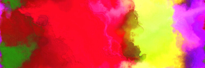 abstract watercolor background with watercolor paint with crimson, pastel orange and medium orchid colors