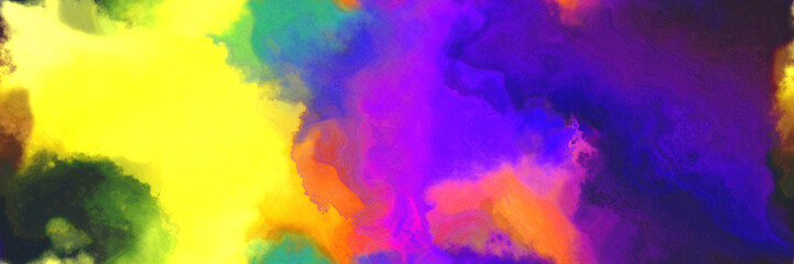 abstract watercolor background with watercolor paint with dark slate blue, green yellow and indigo colors. can be used as background texture or graphic element