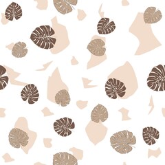 Floral repeat pattern. Botanical vector design great for textile, packages, wrapping,etc.
