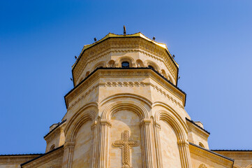 It's Holy Trinity Cathedral of Tbilisi, the main Cathedral of th
