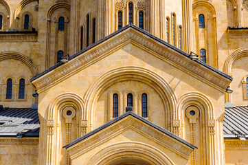 It's Holy Trinity Cathedral of Tbilisi, the main Cathedral of th