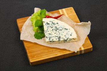 Blue cheese slice