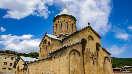 Fototapeta na wymiar It's Shio-Mgvime monastery, a medieval monastic complex in Georgia, near the town of Mtskheta