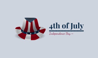 American Independence Day Background. Fourth of July.