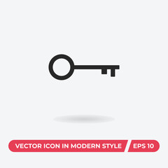 Key vector icon, simple sign for web site and mobile app.