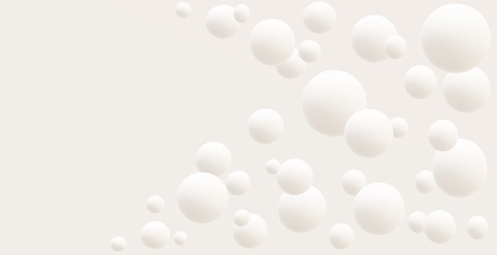 3d image, background with 3d balls