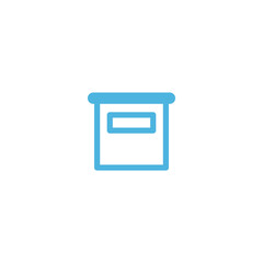 box icon flat vector logo design trendy