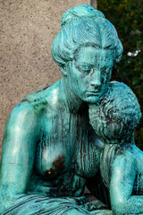 Fototapeta premium Statue in Copenhagen, the capital of Denmark